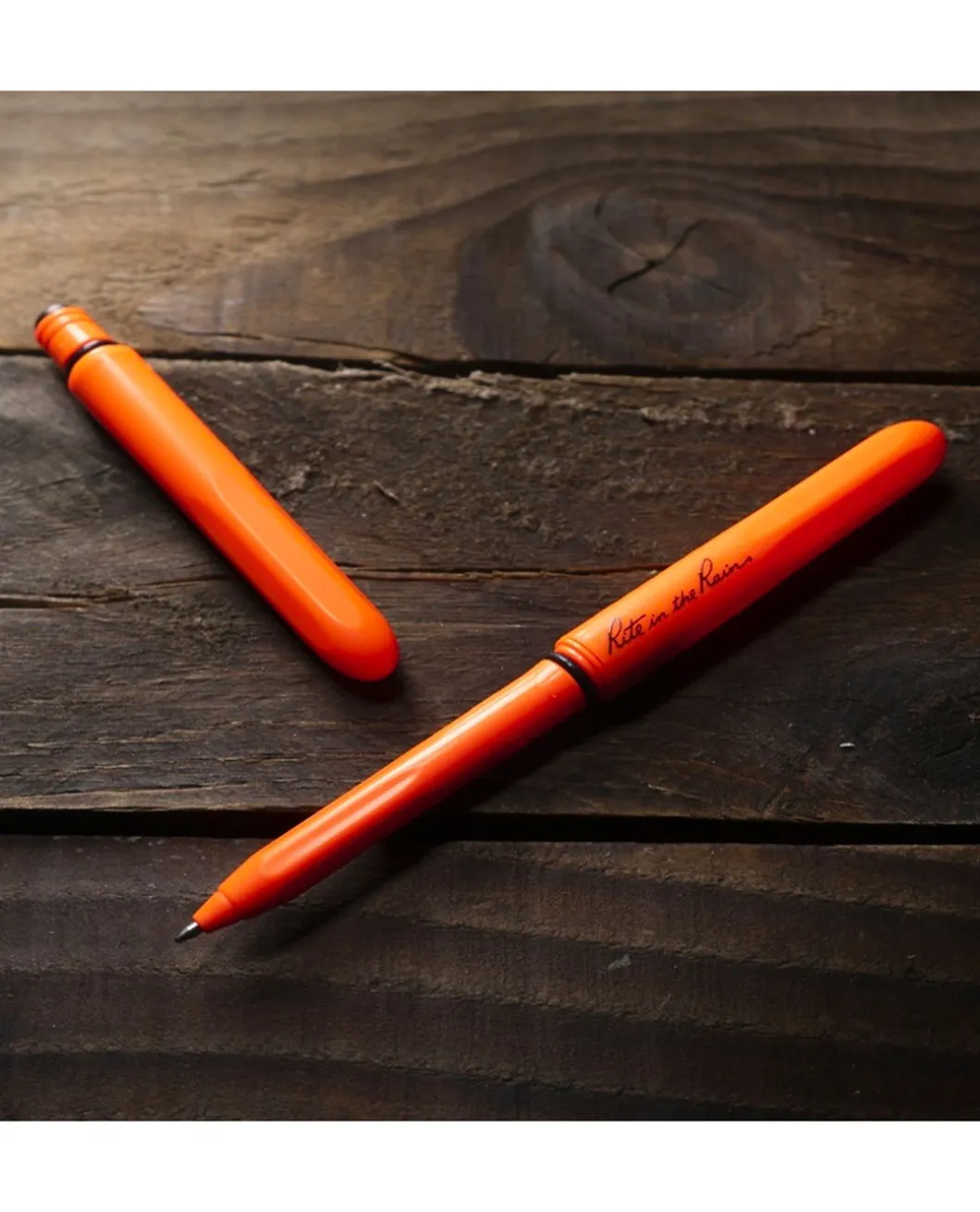 All-Weather Pocket Pen Orange Black Ink
