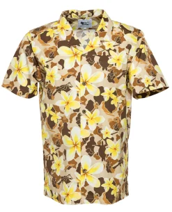 Aloha Pua Honu Shirt Beach Tan