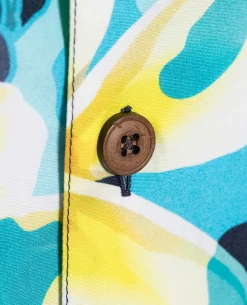 Aloha Pua Honu Shirt Blue Atoll
