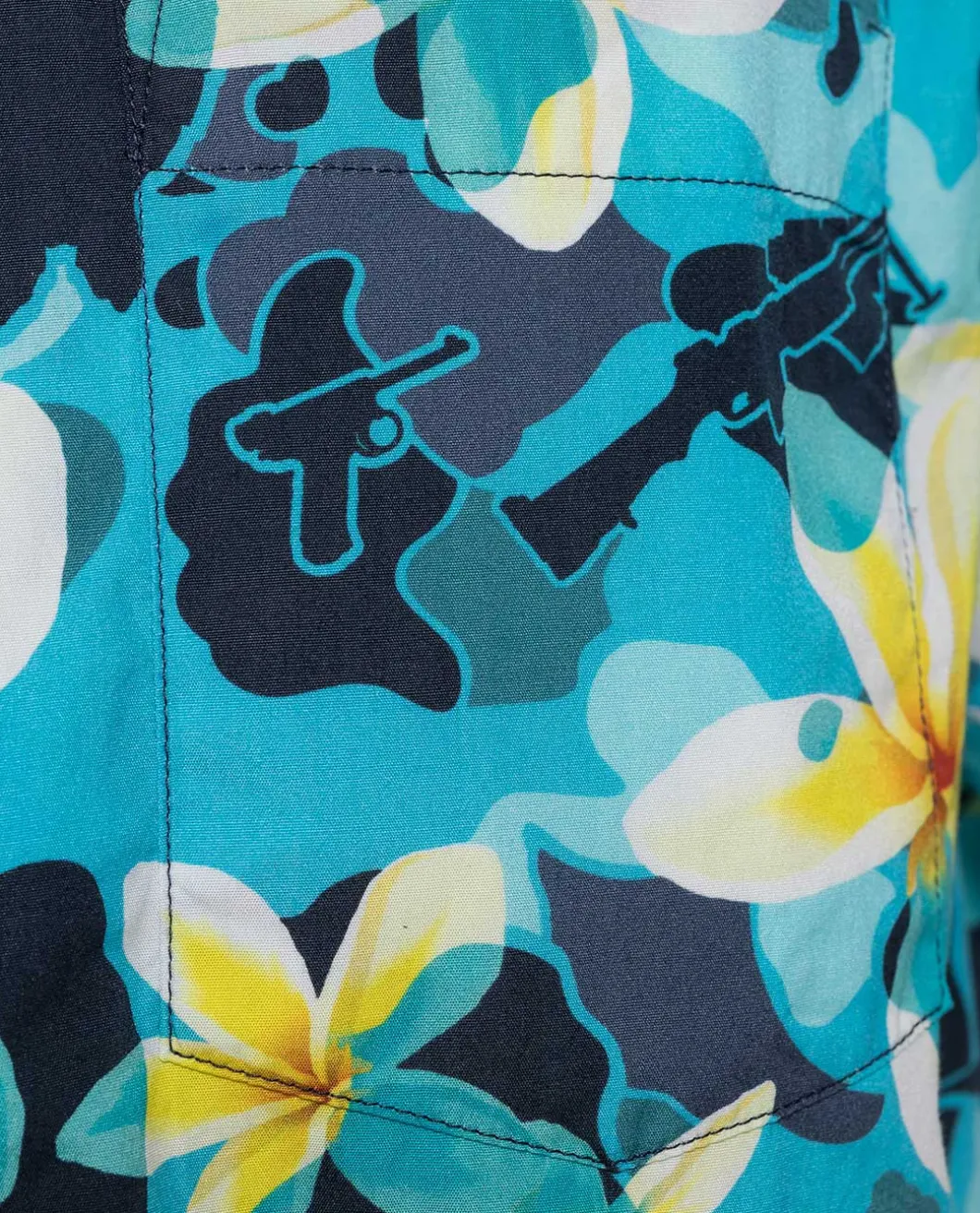 Aloha Pua Honu Shirt Blue Atoll