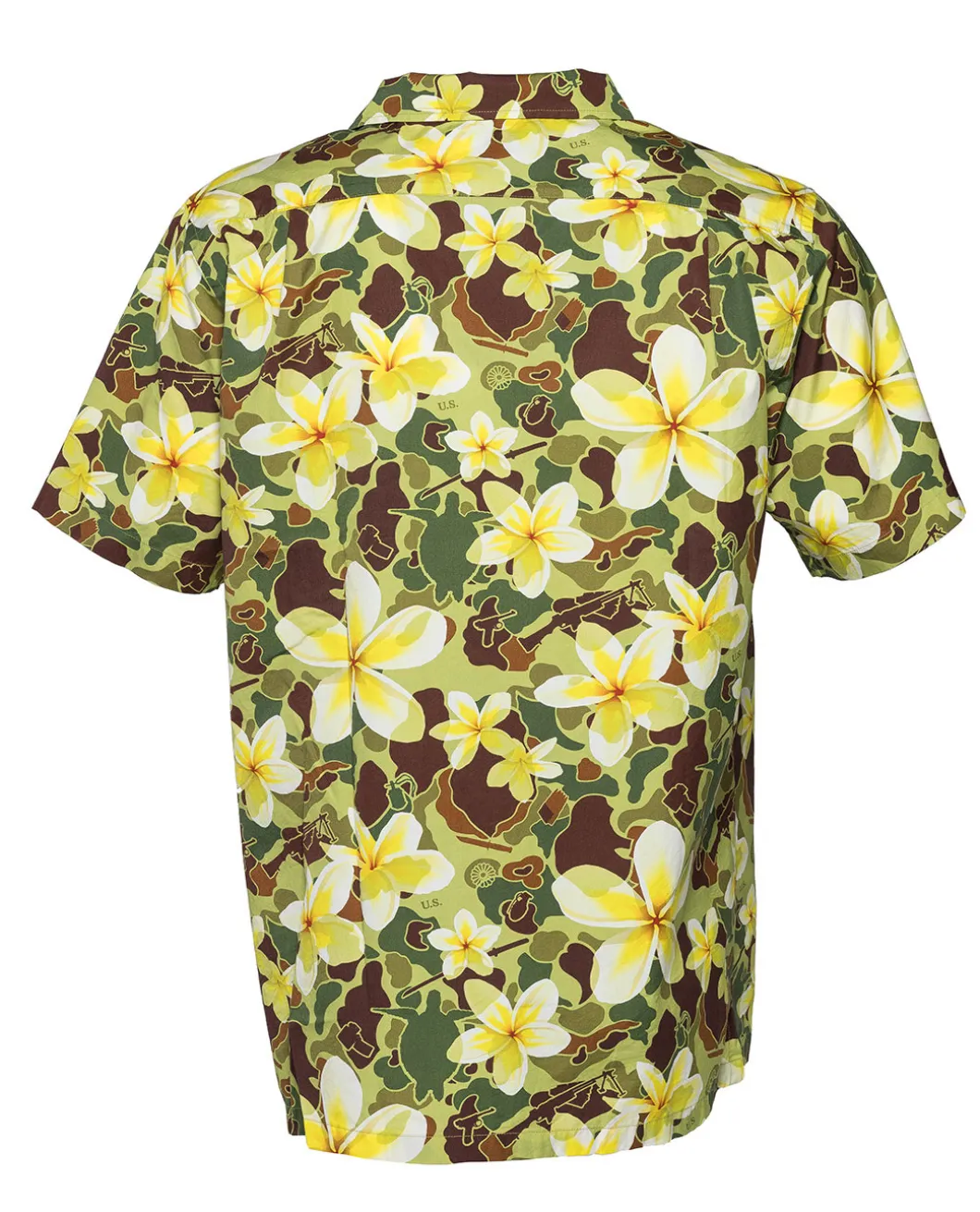 Aloha Pua Honu Shirt Jungle Green