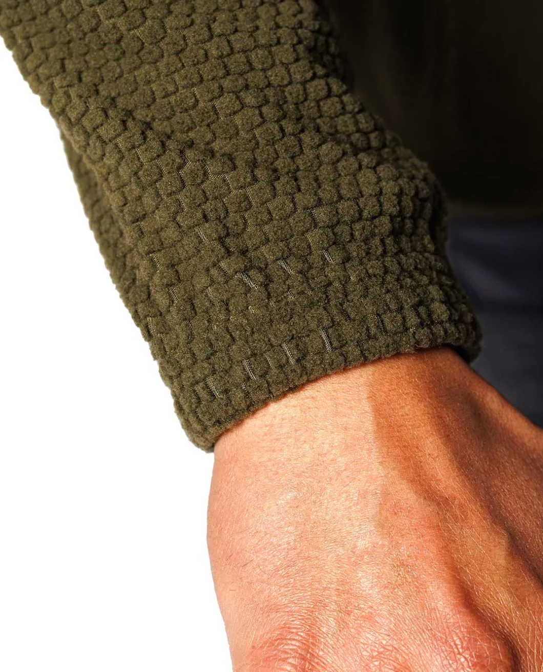 Alpha Tactical Jacket Grid Fleece Olive Green