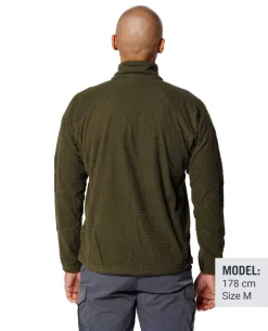 Alpha Tactical Jacket Grid Fleece Olive Green
