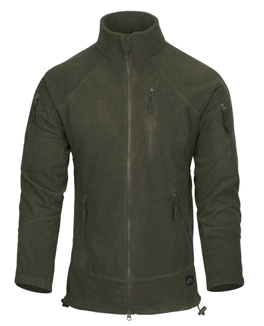Alpha Tactical Jacket Grid Fleece Olive Green