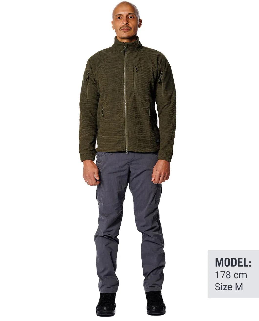Alpha Tactical Jacket Grid Fleece Coyote