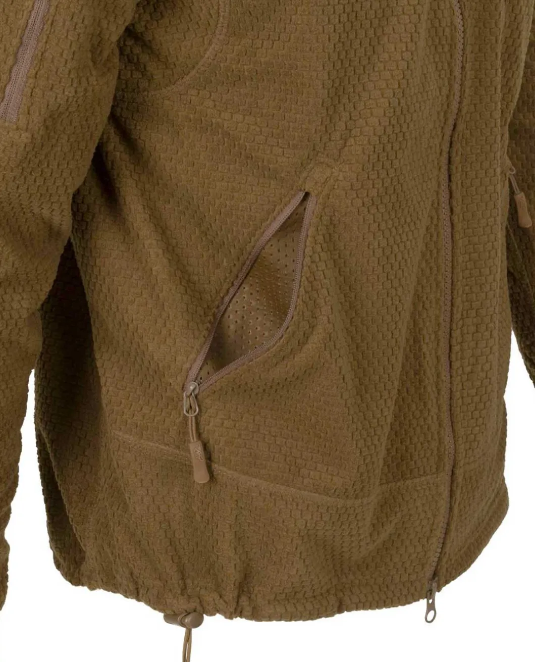Alpha Tactical Jacket Grid Fleece Coyote