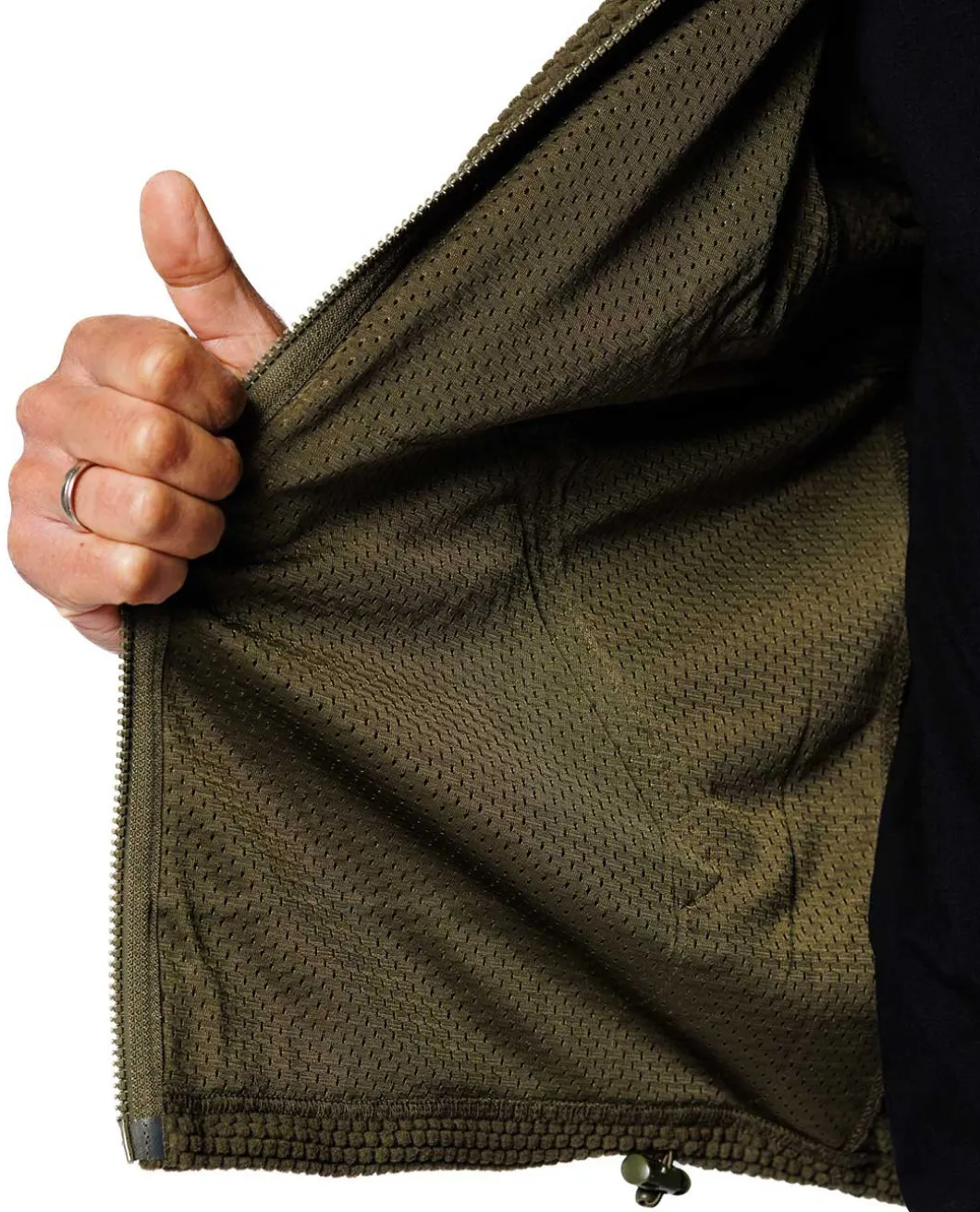 Alpha Tactical Jacket Grid Fleece Coyote