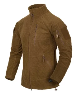 Alpha Tactical Jacket Grid Fleece Coyote