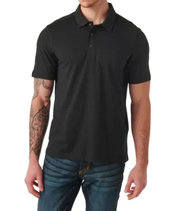Archer S/S Polo Black Schwarz