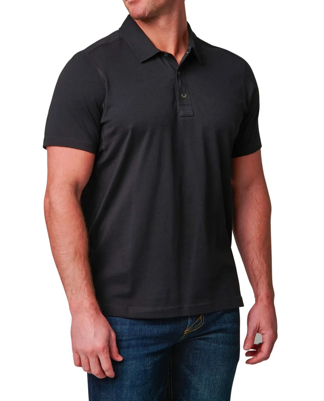 Archer S/S Polo 2.0 Black Schwarz