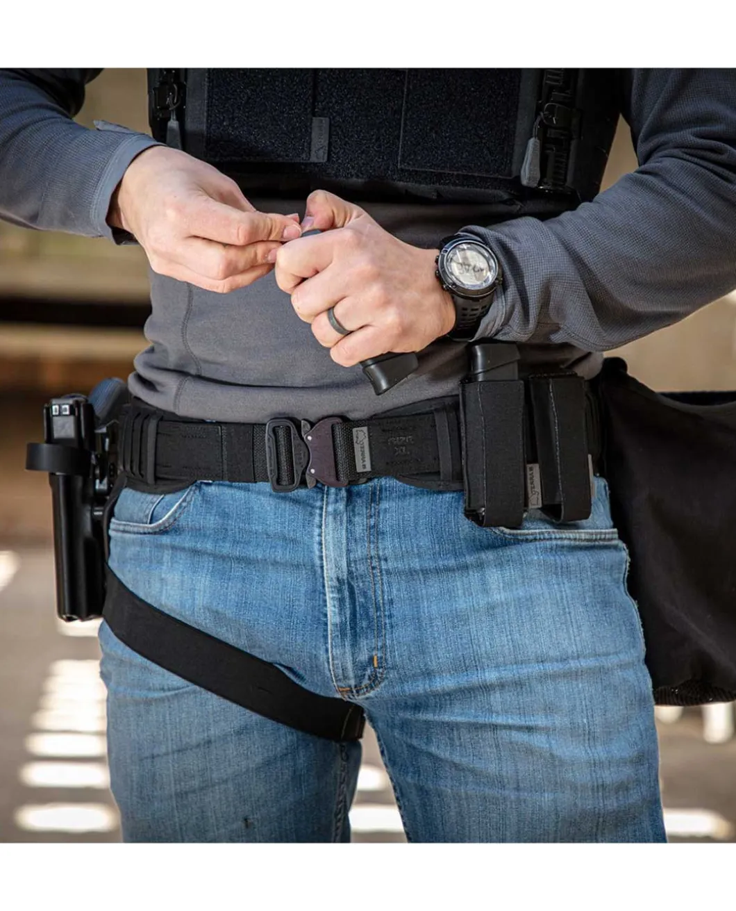 Belt Set Black Schwarz