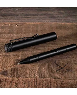Birch Metal Pocket Pen Black Body Black Ink