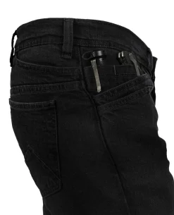 Black Elastane Denim MUD TWK V3