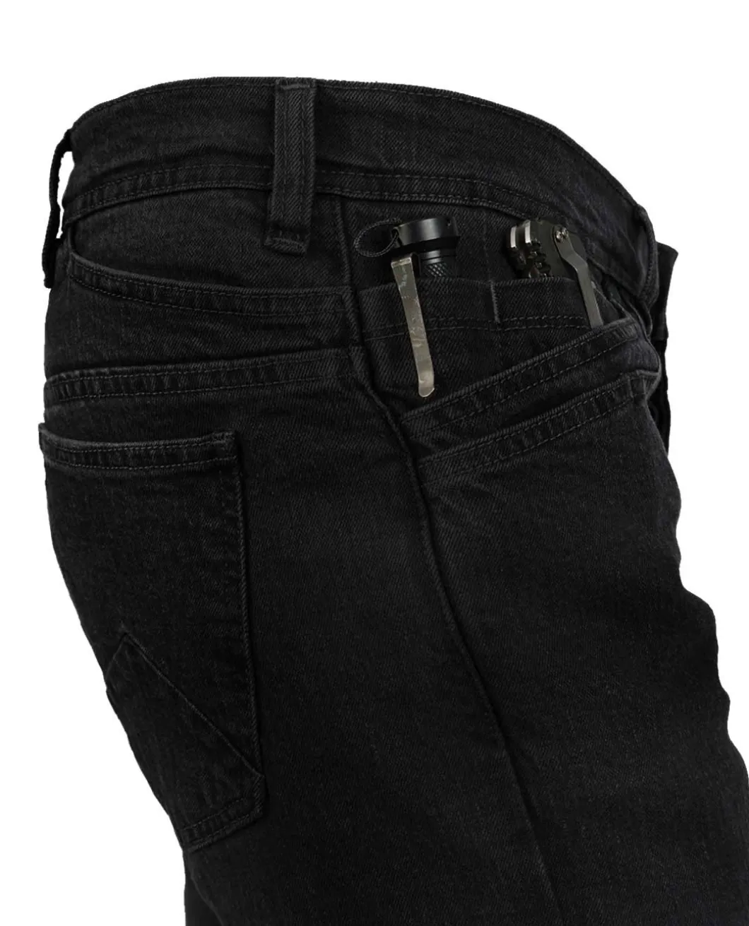 Black Elastane Denim MUD TWK V3