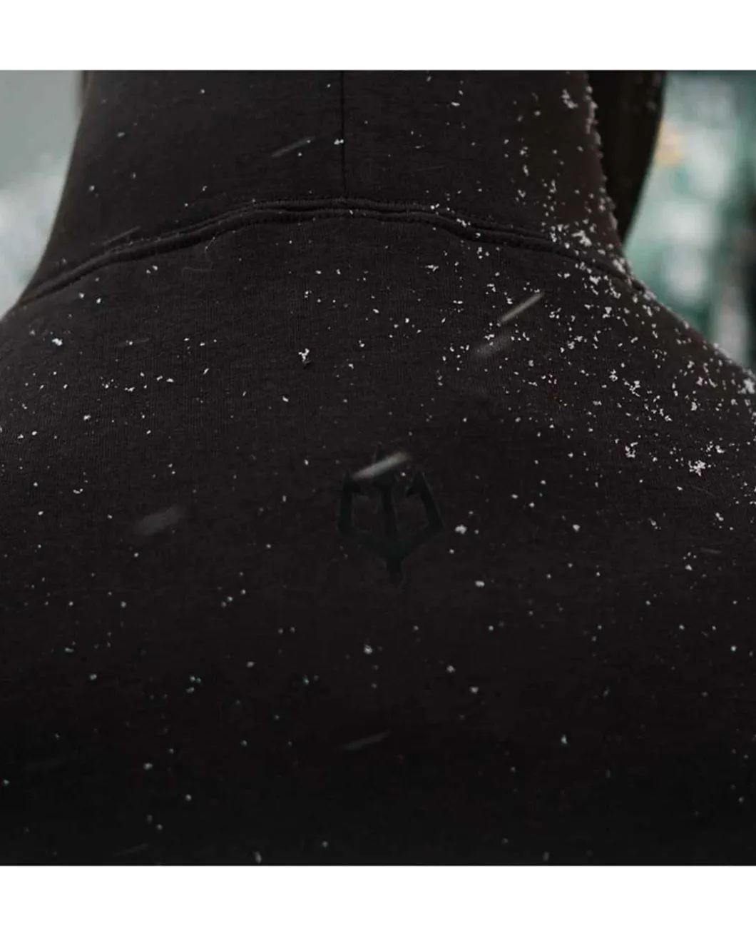 Black Trident Covert Hoodie - Black Schwarz
