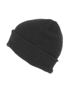 Black Trident Team Beanie Dark Grey Grau