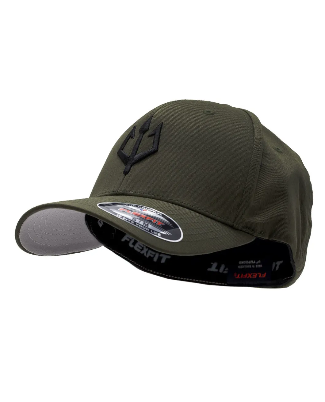 Black Trident Team Cap - S/M Ranger Green
