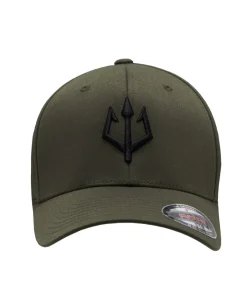 Black Trident Team Cap - S/M Ranger Green