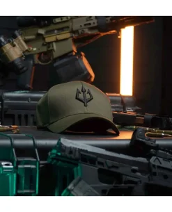 Black Trident Team Cap - S/M Ranger Green