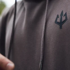 Black Trident Team Hoodie - Maroon Rot