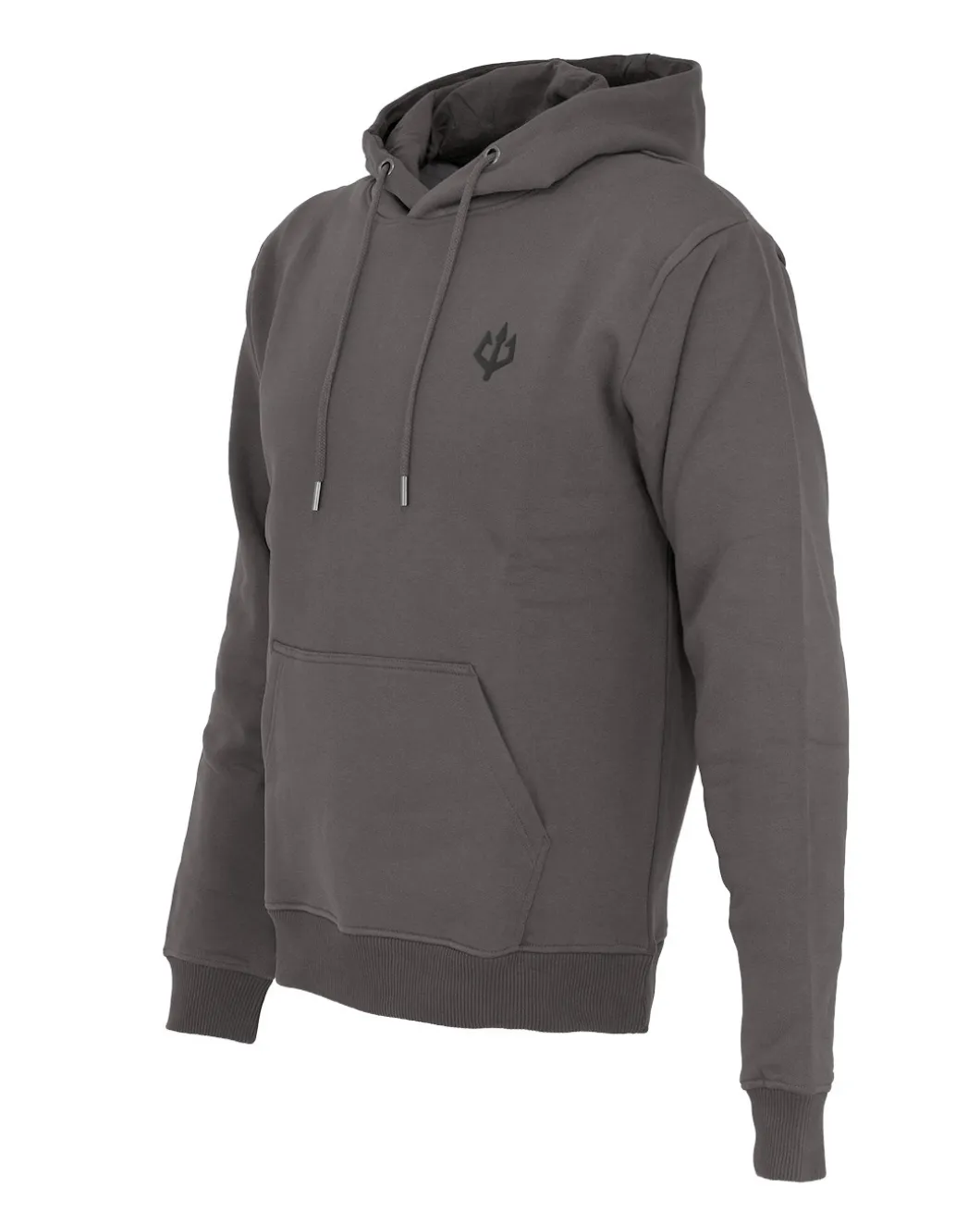 Black Trident Team Hoodie - Mas Grey Grau
