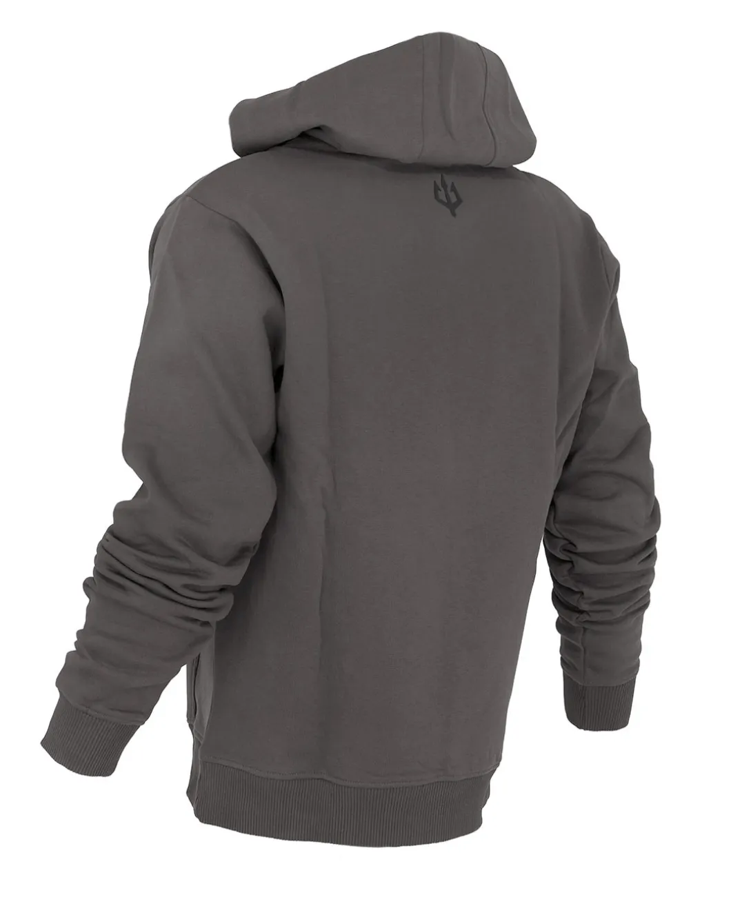 Black Trident Team Hoodie - Mas Grey Grau