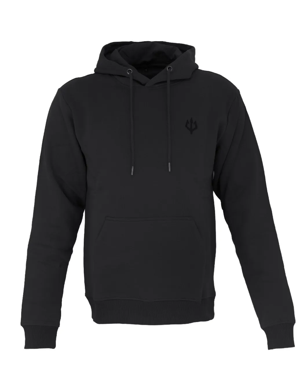 Black Trident Team Hoodie - Midnight Black Schwarz