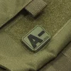 Blutgruppe PVC Patch AB- Oliv