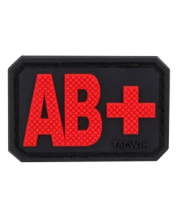 Blutgruppe PVC Patch AB+ Rot