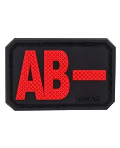 Blutgruppe PVC Patch AB- Rot
