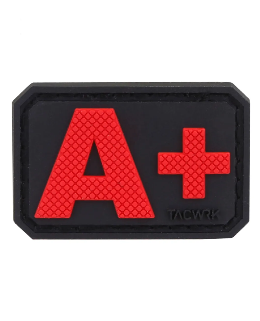 Blutgruppe PVC Patch A+ Rot