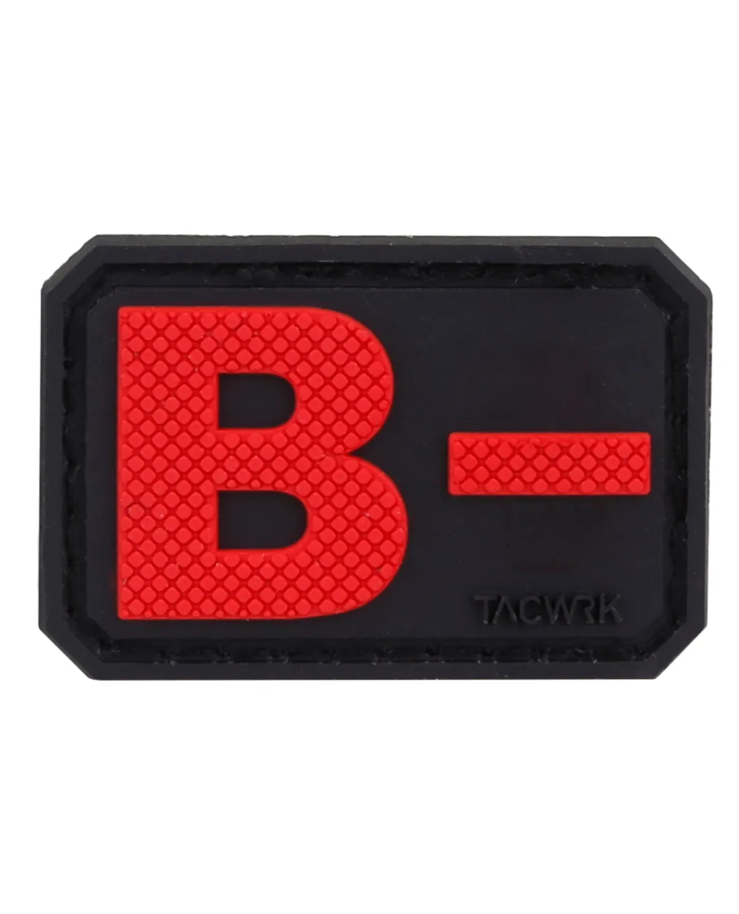 Blutgruppe PVC Patch B- Rot