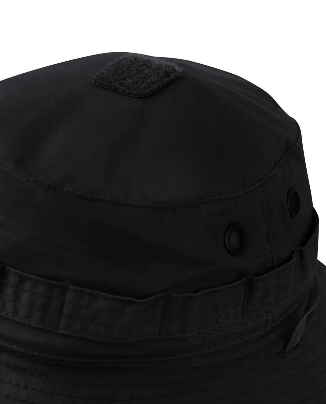 Boonie Hat Mk2 PolyCotton Stretch Ripstop Black Schwarz