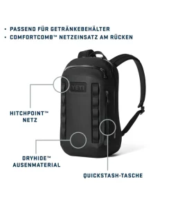Cayo Backpack 25L Black Schwarz