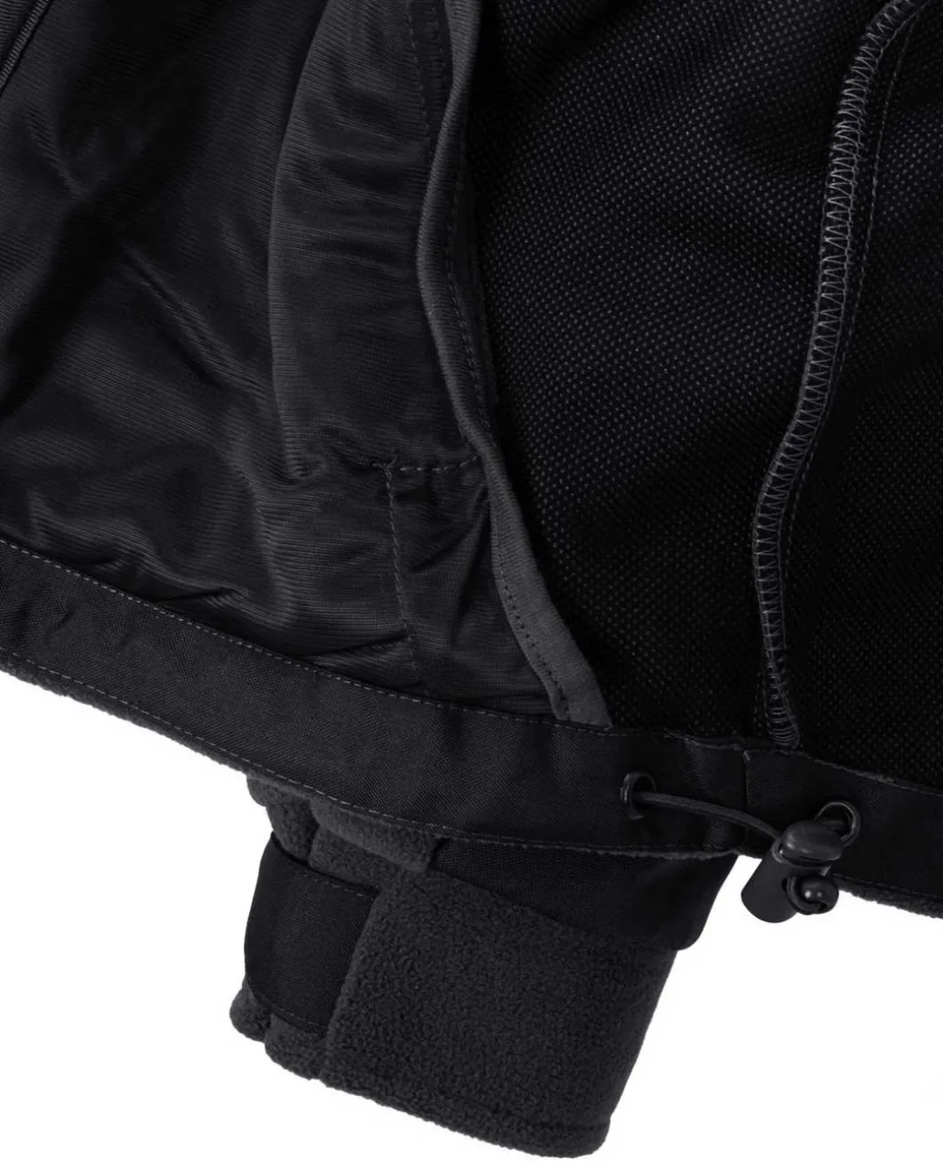 Classic Army Jacket Fleece Black Schwarz