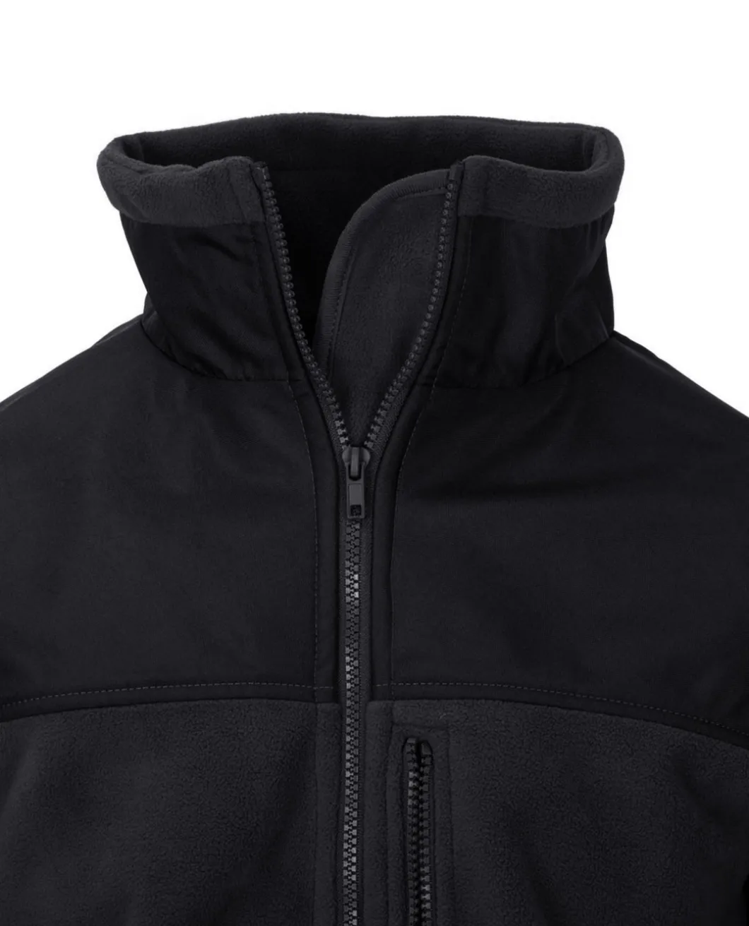 Classic Army Jacket Fleece Black Schwarz