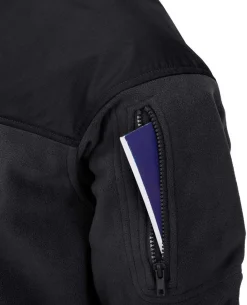 Classic Army Jacket Fleece Black Schwarz