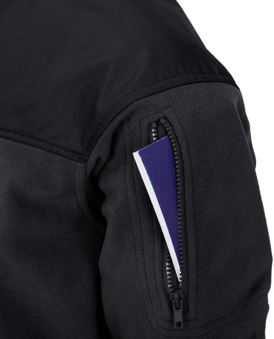 Classic Army Jacket Fleece Black Schwarz