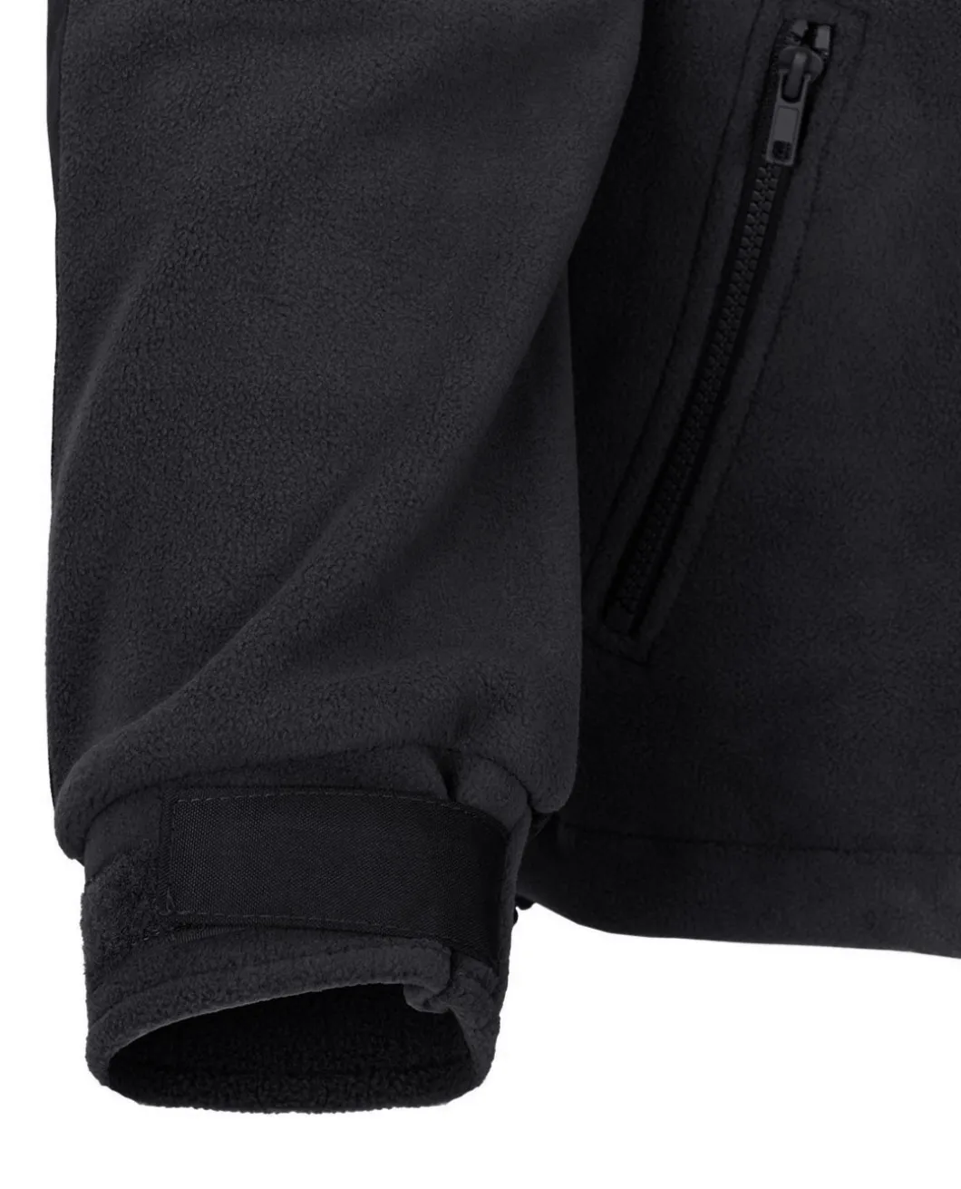 Classic Army Jacket Fleece Black Schwarz