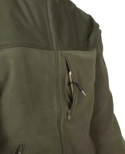 Classic Army Jacket Fleece Olive Green