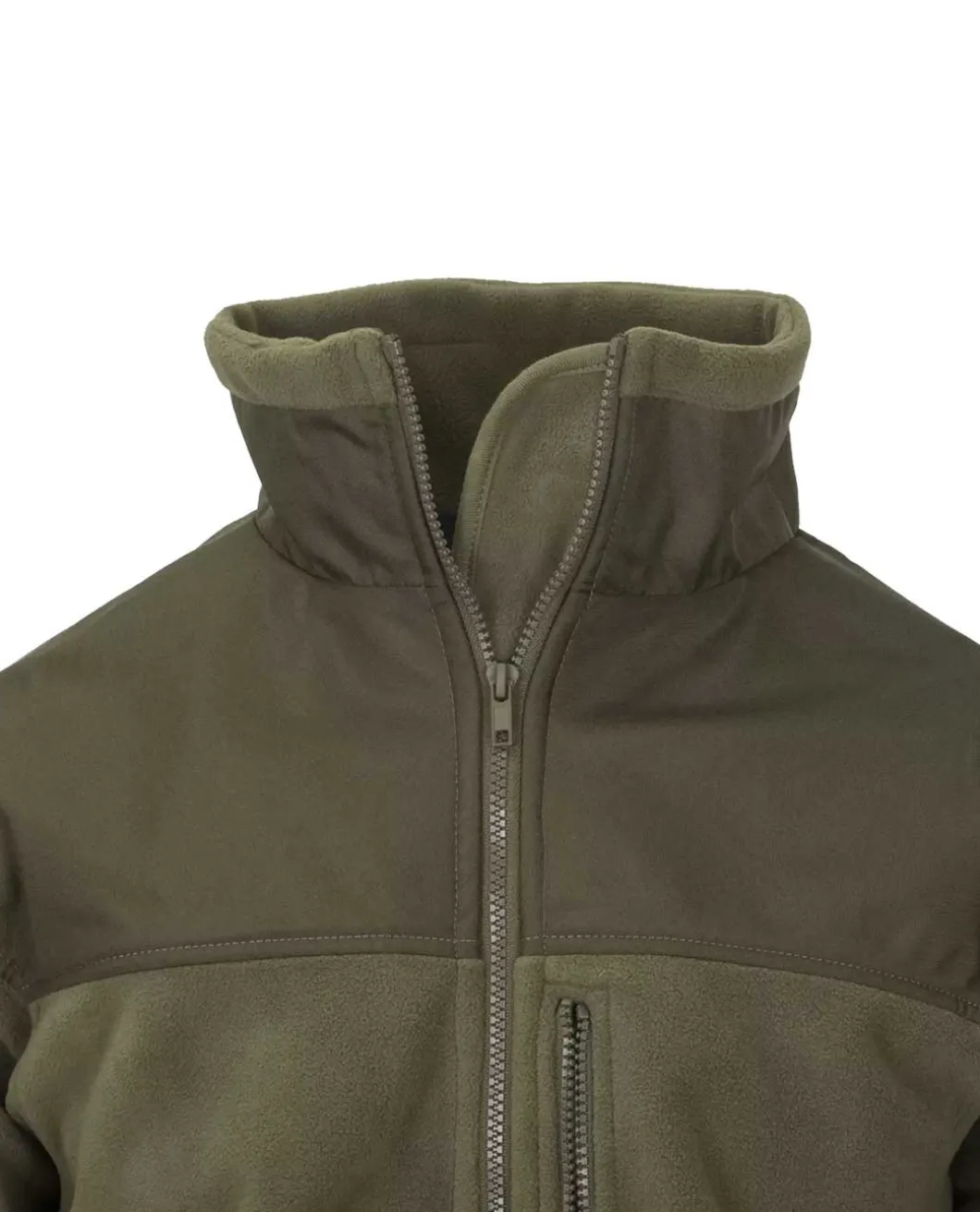 Classic Army Jacket Fleece Olive Green