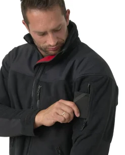 Classic Army Windblocker Jacket Black Schwarz