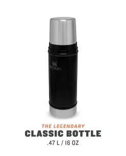 Classic Vacuum Bottle 0.47l Matt Schwarz