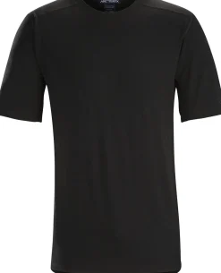 Cold WX T-Shirt AR Men's (Wool) Black Schwarz