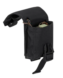 Compass/Survival Pouch Black Schwarz