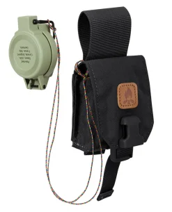 Compass/Survival Pouch Black Schwarz