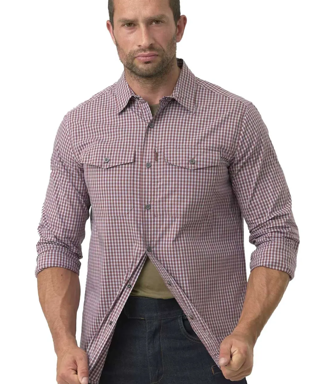 Concealed Carry Shirt Washed Black Schwarz