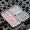DAKA Bins 2x4 + 2x2 Black Schwarz