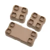 DAKA Bins 2x4 + 2x2 Flat Dark Earth Braun
