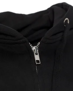 DaVinci Vitruvian Operator Zip Up Hoodie Black Schwarz